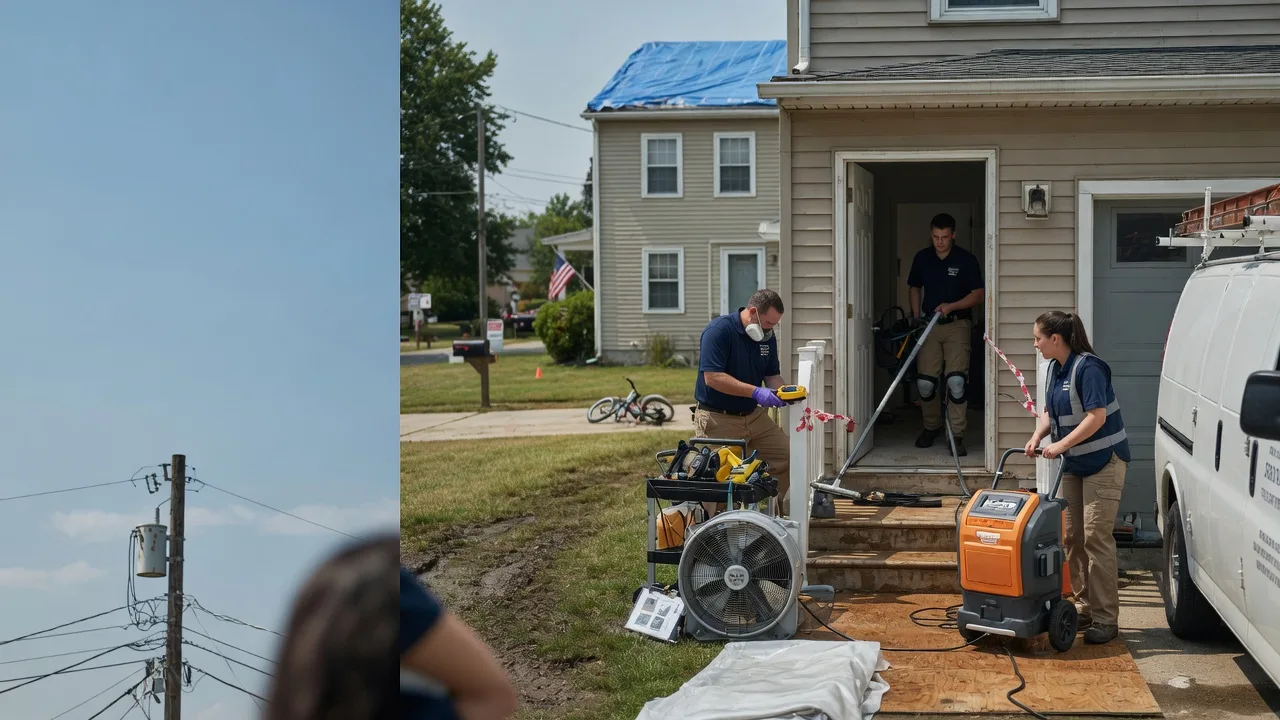 Water Damage Repair in Tovey, IL near me